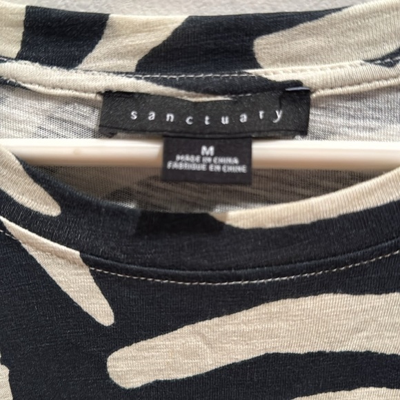 Sanctuary Night Palm Tshirt Dress Medium - Picture 4 of 5